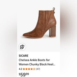 Brown Chelsea Ankle Boots for Women